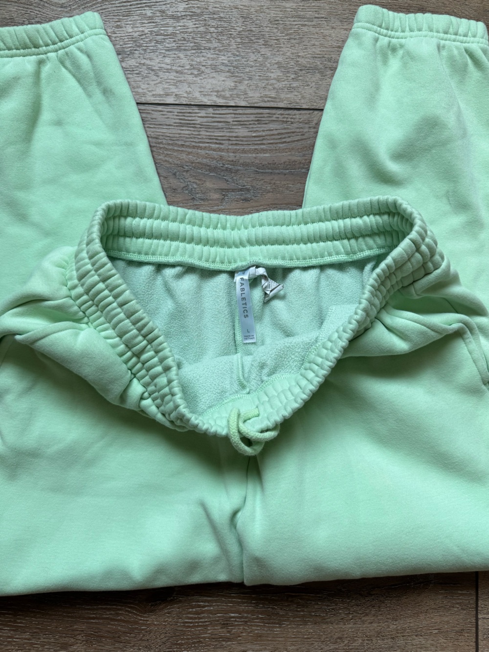 Fabletics High Rise Fleece Sweatpants - Picture 3 of 4